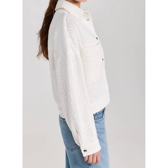 NEW IRO pabli snap closure jacket in white - Picture 3 of 7